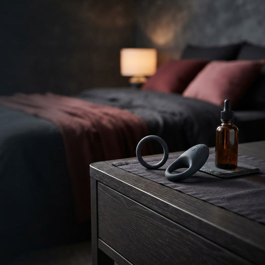 Cock rings and lubricant for Btantalized Australia beginner cock ring guide