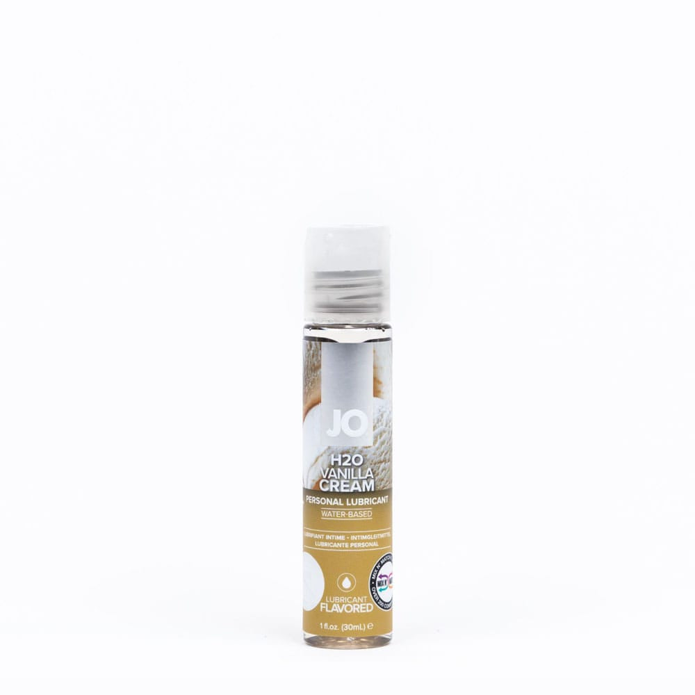 JO H2O Vanilla Cream Lube - 30 mL - Vanilla Flavoured Water Based Lubricant - 30 ml Bottle