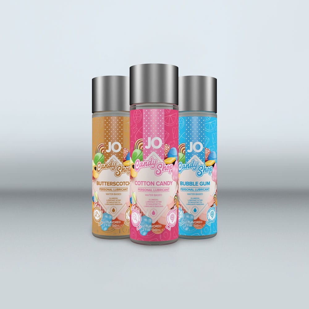 JO Candy Shop Butterscotch Lube  - 60 mL - Butterscotch Flavoured Water Based Lubricant - 60 ml Bottle