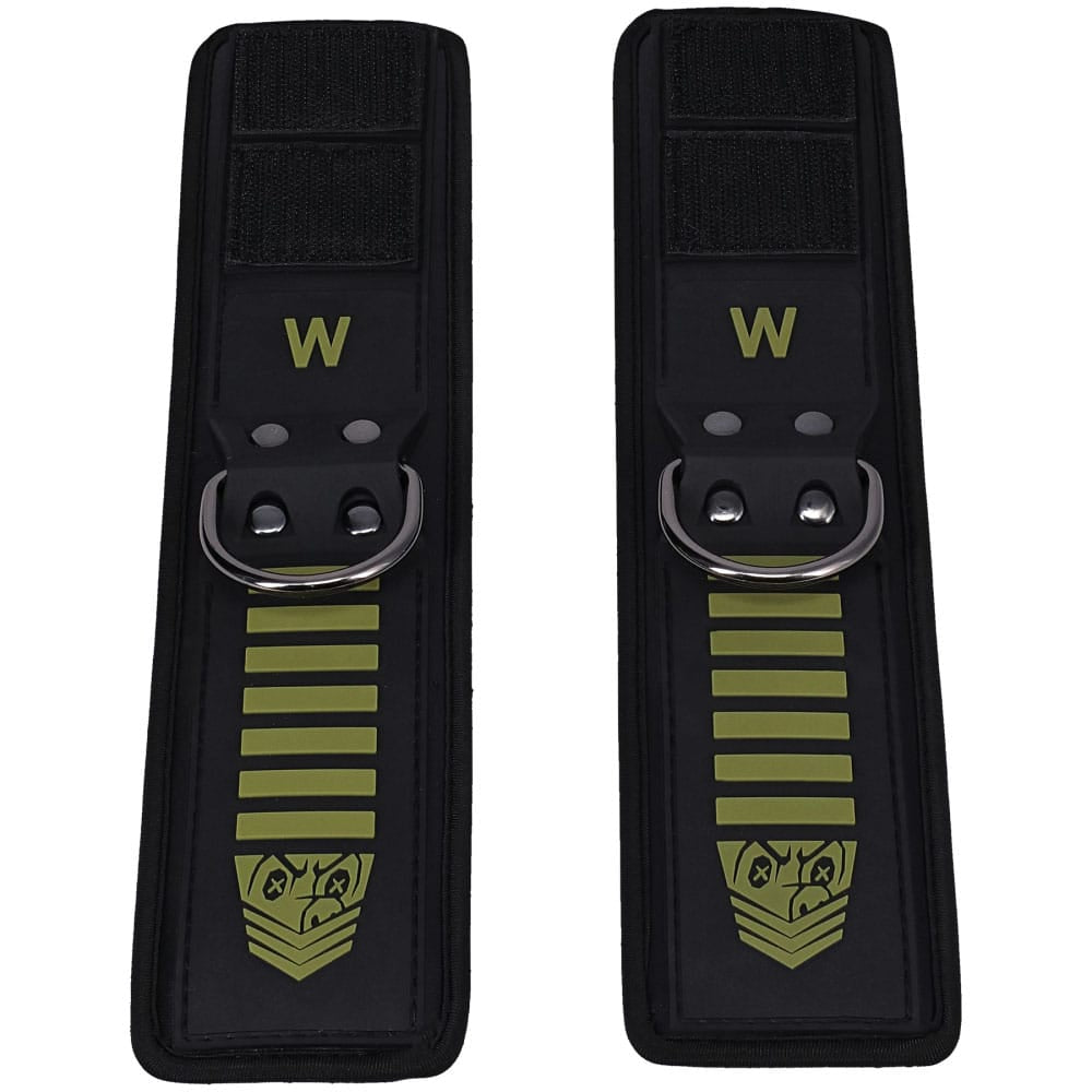 Fort Troff - Tactical Wrist Cuffs - Black/Green Restraints
