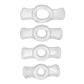 Endurance Clear 4 Ring Penis Set