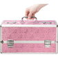 Lockable Large Vibrator Case Pink