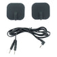 Zeus Deluxe Black Electro Pads 2 Pk