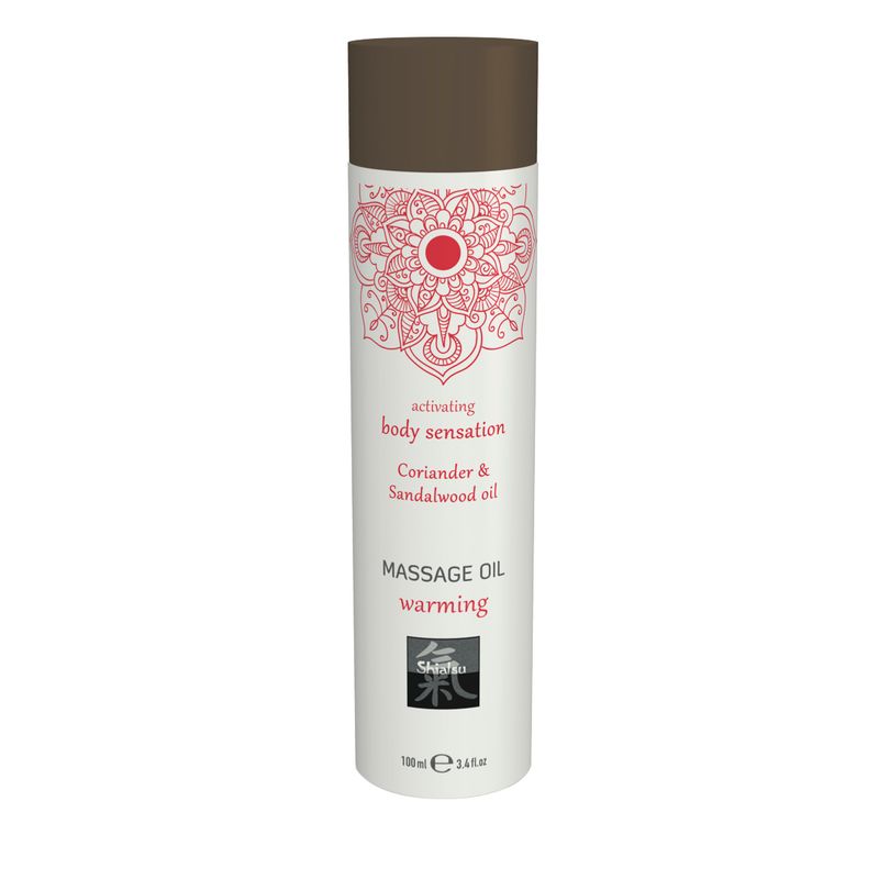 Shiatsu Massage Oil Warming Coriander And Sandalwood Oil 100ml