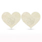 Lace Heart and Flower Nipple Pasties Twin Pk