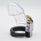Brutus Alpha Chastity Cage Clear
