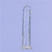 Crystal Dildo Straight 7in Clear