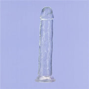 Crystal Dildo Straight 9in Clear