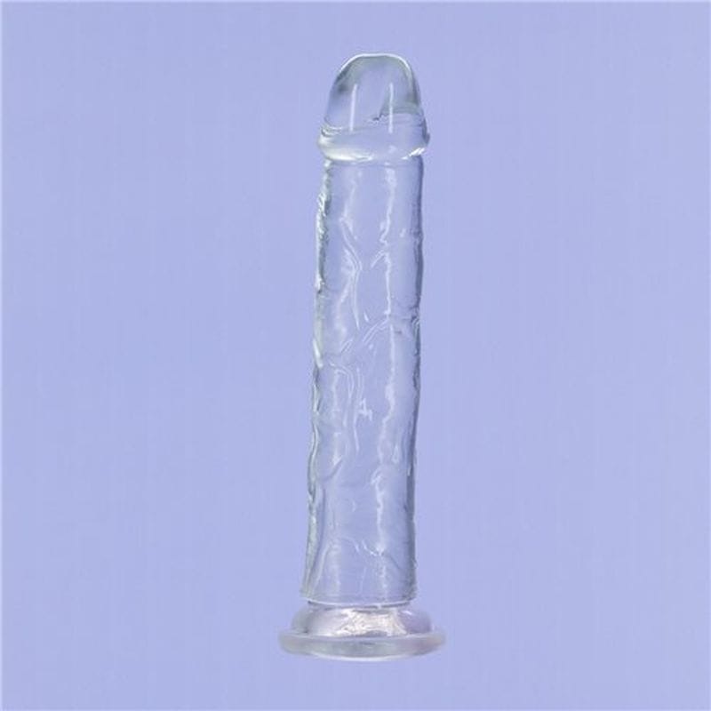 Crystal Dildo Straight 9in Clear