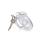 Clear Captor Chastity Cage Medium