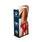 Prowler Open Back Brief White/Red