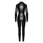 Power Wetlook Catsuit w Front Zipper