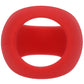 Stirrup Silicone Cock Ring Crimson