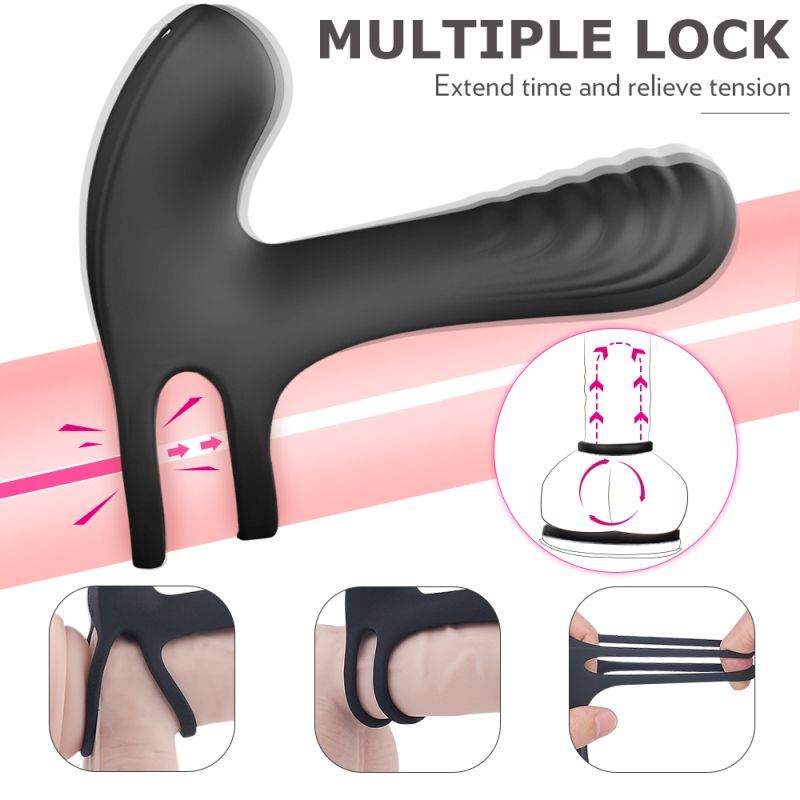 Frank Remote Control Vibrating Penis Shaft and Clit Stim Enhancer