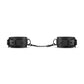 Faux Leather Handcuffs Black