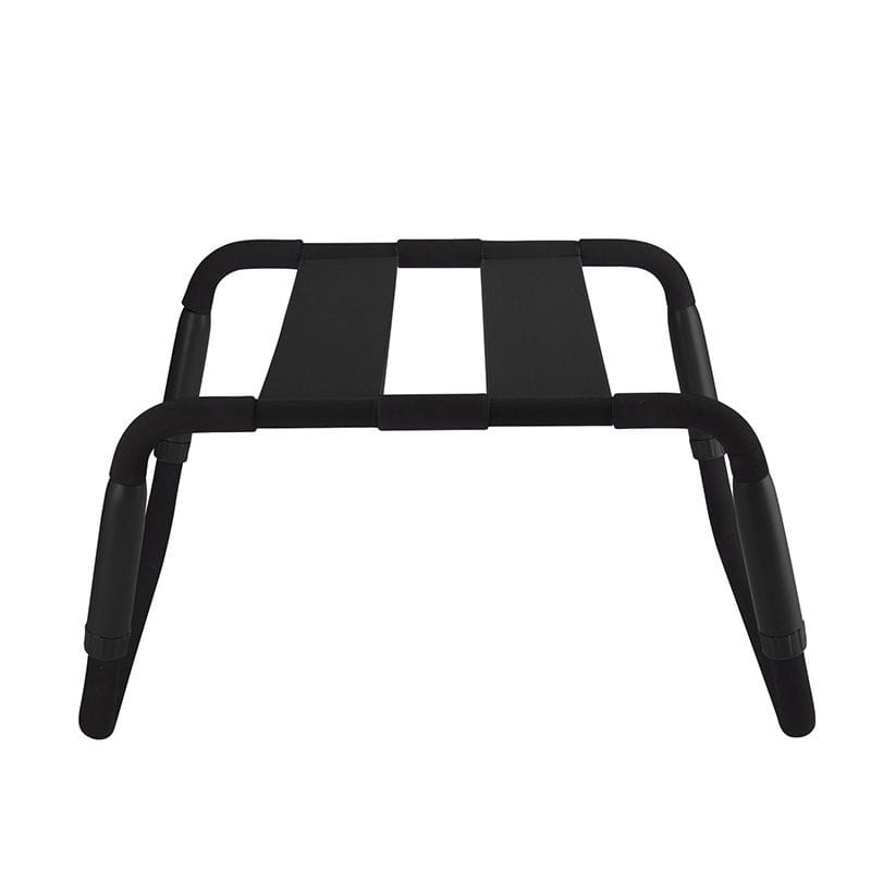 Sex Chair Adjustable Height Black PU Seat