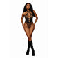 Dreamgirl Teddy w Chains Black