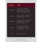 8 Pc Deluxe Bondage Play Kit Burgundy Gold