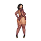 Dreamgirl Teddy Body Stocking Burgundy
