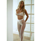 Sparkle Embellished 2 Pc Top and Pant Set White
