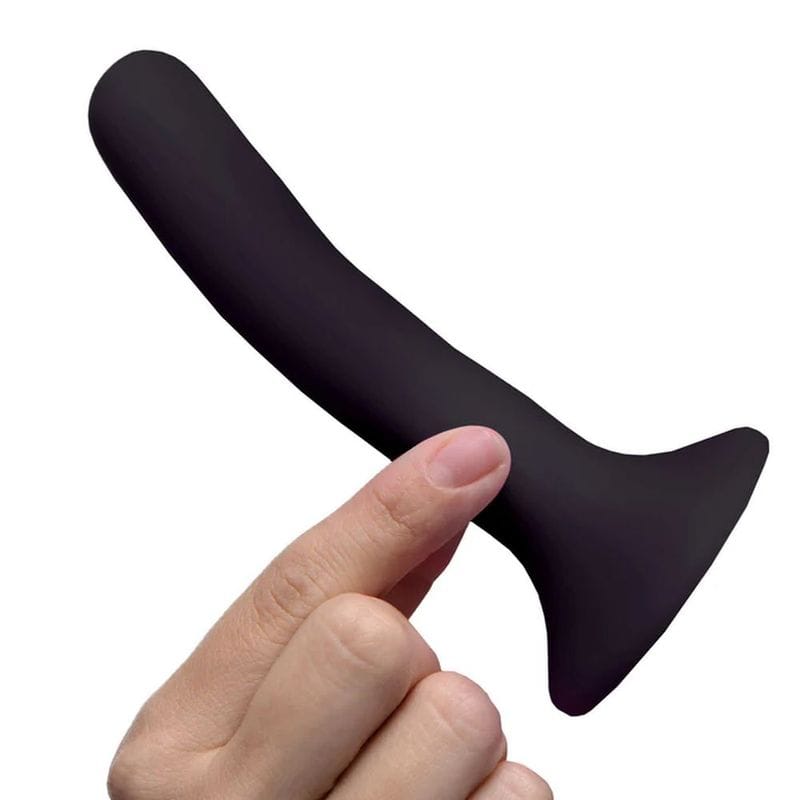 Black Silicone Strap-On Dildo Small