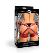 Crimson Captive Thigh Wrist Ankle Hog Tie Restraints