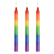 Pride Candles Rainbow Drip Candle 3 Pc