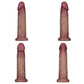 Vibrating Sliding Skin Pro II Silicone Dong 9in