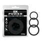 Magnum Force Cock Ring Set Black