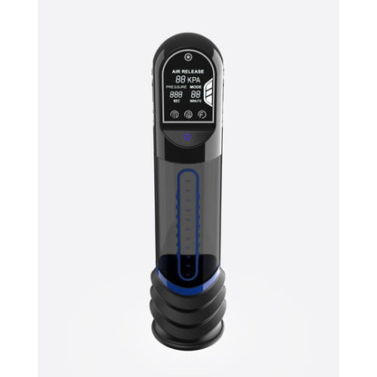 ISP90 Curve Infrared Automatic LCD Penis Pump Blue