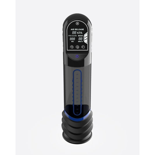 ISP90 Curve Infrared Automatic LCD Penis Pump Blue