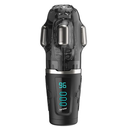 Hypershaker Automatic App Controlled LCD Masturbator Black