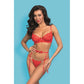 Cherry Kiss 3 Pc Garter Set Red