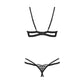 Nutris 2 Pc Crotchless Bra Panty Set