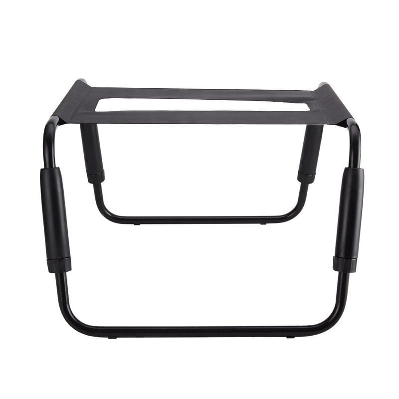 Sex Chair Adjustable Height Black TPU Seat