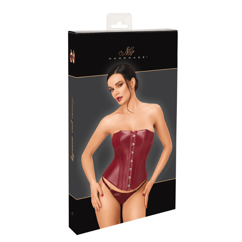 Bordeaux Affair Boned Corset Burgundy