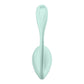 Satisfyer Smooth Petal - Mint - Mint USB Rechargeable Wearable Stimulator with App Control