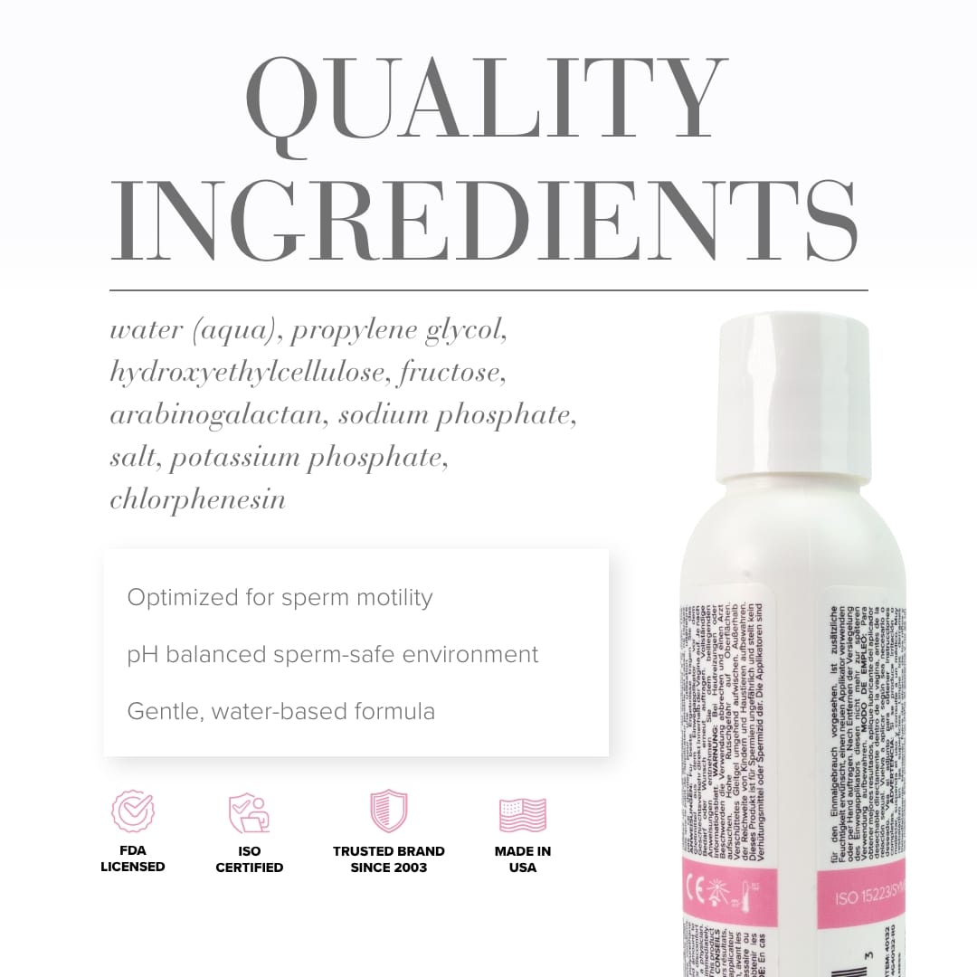 JO Actively Trying - 120ml - Water Based Fertility Friendly Lubricant - 120 ml Bottle