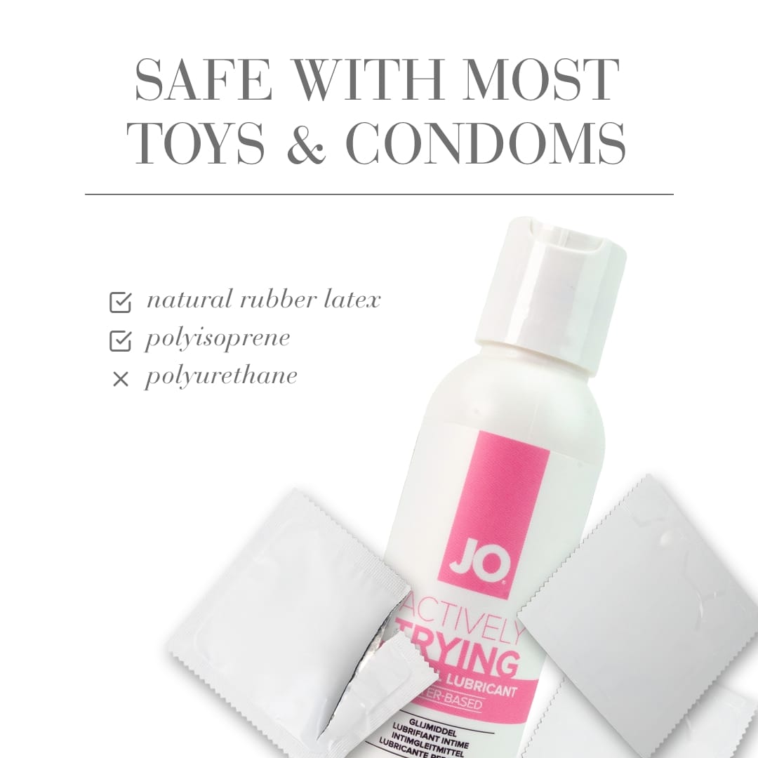 JO Actively Trying - 120ml - Water Based Fertility Friendly Lubricant - 120 ml Bottle