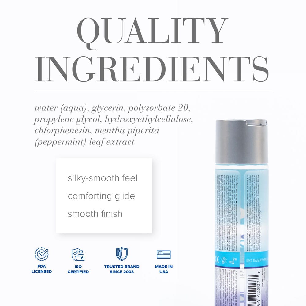 JO H2O Cooling Lube - 120 mL - Water Based Cooling Lubricant - 120 ml Bottle