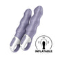 Satisfyer Air Pump Vibrator 1 - Lilac USB Rechargeable Inflatable Vibrator