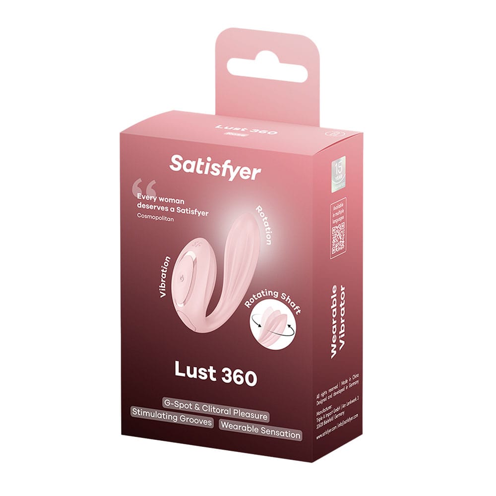 Satisfyer Lust 360 - Pink USB-C Rechargeable Rotating Wearable Vibrator