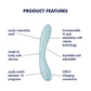 Satisfyer G-Spot Wave 2 - Ice Blue - Ice Blue 23.6 cm USB Rechargeable Flicking Tip Vibrator