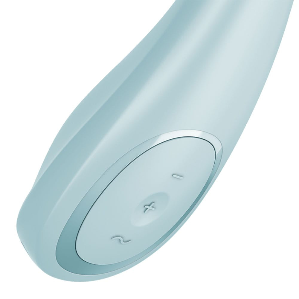 Satisfyer G-Spot Wave 2 - Ice Blue - Ice Blue 23.6 cm USB Rechargeable Flicking Tip Vibrator