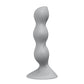 Satisfyer Triple Ball-R - Grey - Grey 18 cm Beaded and Weighted Dildo