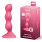 Satisfyer Triple Ball-R - Red - Red 18 cm Beaded and Weighted Dildo