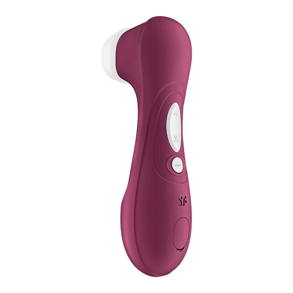 Satisfyer Pro 2 Generation 3 with App Control - Wine Red - Wine Red Touch-Free USB-C Rechargeable Clitoral Stimulator