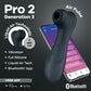 Satisfyer Pro 2 Generation 3 with App Control - Dark Grey - Dark Grey Touch-Free USB-C Rechargeable Clitoral Stimulator