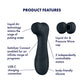 Satisfyer Pro 2 Generation 3 with App Control - Dark Grey - Dark Grey Touch-Free USB-C Rechargeable Clitoral Stimulator