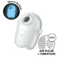 Satisfyer Glowing Ghost - White - Glow in Dark White USB Rechargeable Air Pulse Stimulator